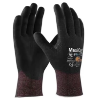 12 pares de guantes de trabajo ATG MaxiCut Ultra 52-6745F recubiertos de nitrilo compatibles con pantalla táctil