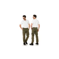 Pantalones de trabajo ISSA RAPTOR de algodón 100% Multibolsillos