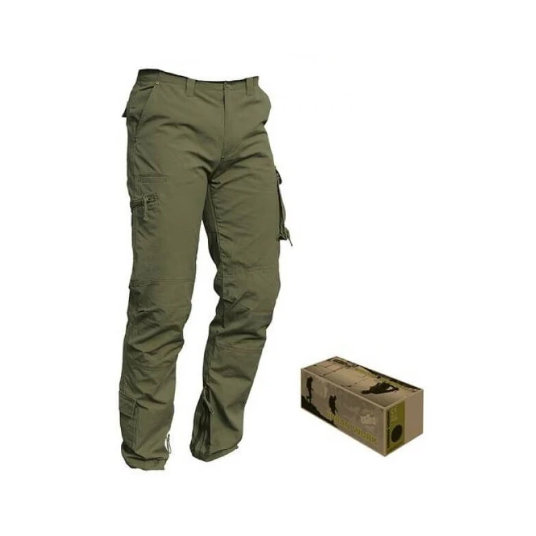 Pantalones de trabajo ISSA RAPTOR de algodón 100% Multibolsillos