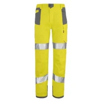 Pantalón de trabajo Lafont de alta visibilidad con bolsillos para rodilleras 1HVNG3PI