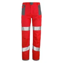 Pantalón de trabajo Lafont de alta visibilidad con bolsillos para rodilleras 1HVNG3PI