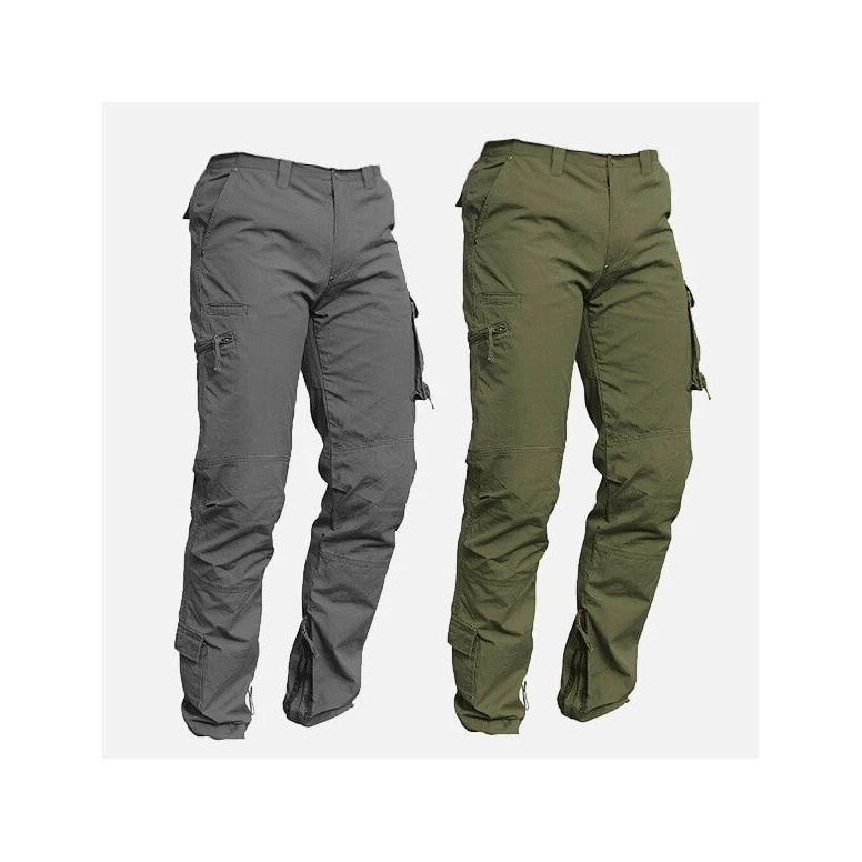 Pantalones de trabajo ISSA RAPTOR de algodón 100% Multibolsillos