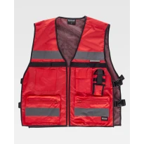 Gilet da Lavoro Alta Visibilità Regolazioni Laterali C3601 - Workteam 2
