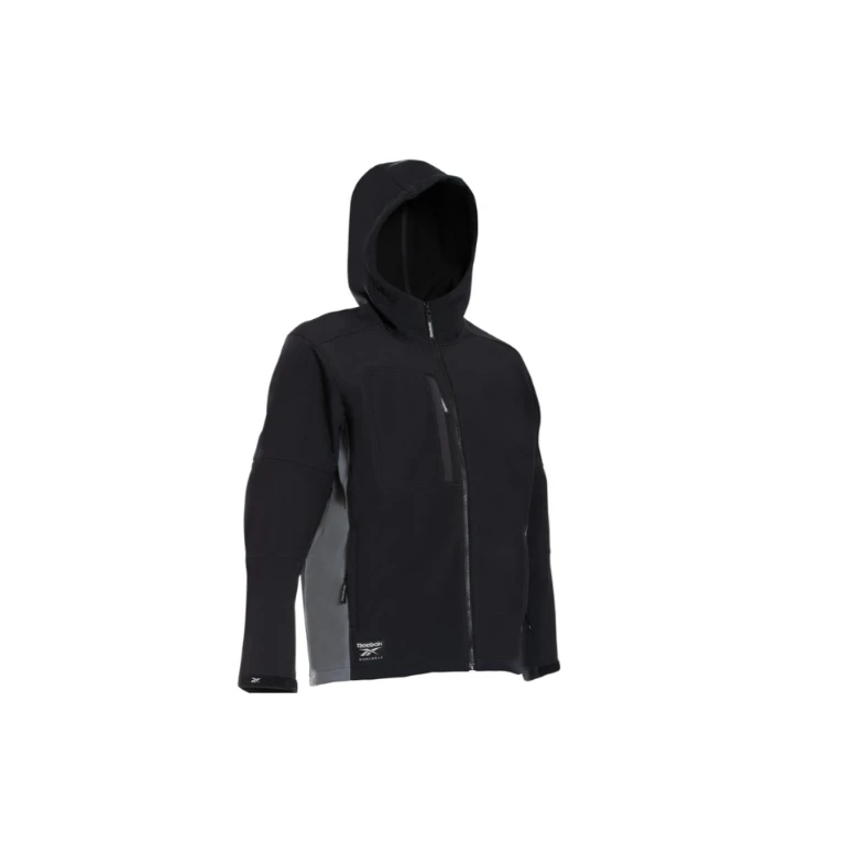 Chaqueta de trabajo Reebok softshell con capucha RB004J BLK