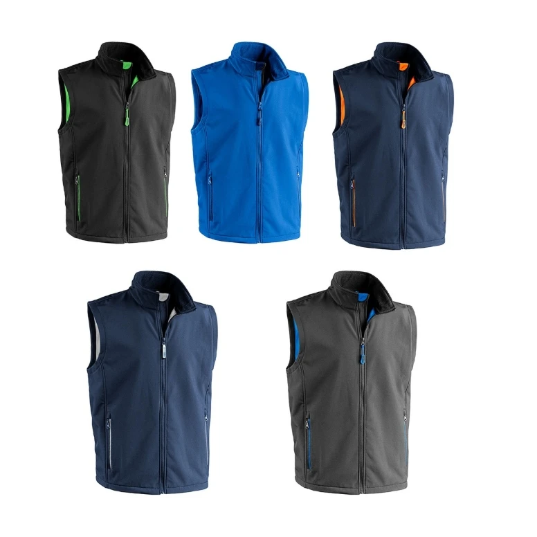 Chaleco de Trabajo Sottozero Ponente Softshell con Interior de Forro Polar AZ200