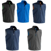 Chaleco de Trabajo Sottozero Ponente Softshell con Interior de Forro Polar AZ200