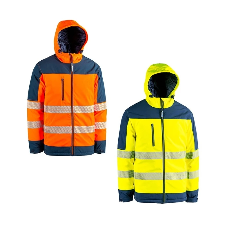 Chaqueta de trabajo de alta visibilidad Sottozero Elmas Softshell bicolor AVW800