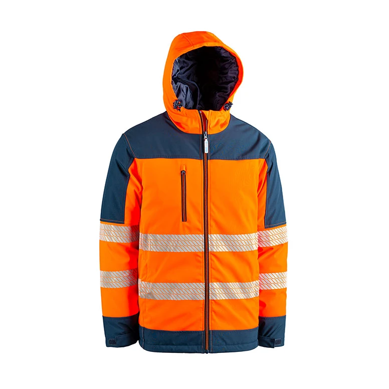 Chaqueta de trabajo de alta visibilidad Sottozero Elmas Softshell bicolor AVW800