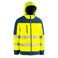 Chaqueta de trabajo de alta visibilidad Sottozero Elmas Softshell bicolor AVW800