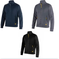 Sudadera de trabajo Diadora Sweatshirt FZ Rock 702.184010