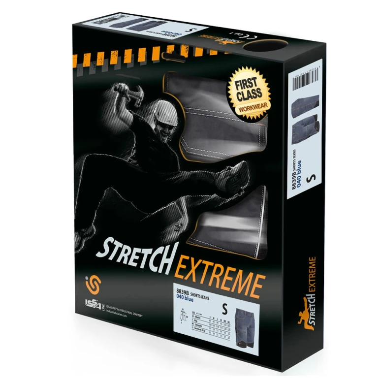 Bermudas de trabajo Técnicos de la línea ISSA LINE en Softshell Stretch de verano 8836B