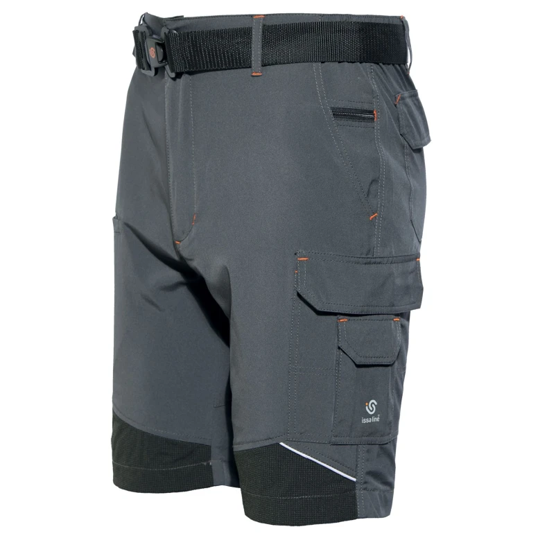 Bermudas de trabajo Técnicos de la línea ISSA LINE en Softshell Stretch de verano 8836B