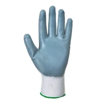 12 Pares - Guantes de trabajo de nitrilo con soporte de nailon y tejido continuo - A310 2