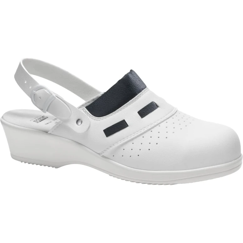 Zueco Protector Blanco de mujer de microfibra SB E FO SRA - Amalfi 520030