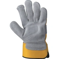 Guantes de trabajo de piel de serraje de grupa y tela de algodón - P 85 2