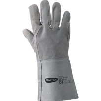 Guantes de trabajo de piel de serraje de grupa , Manguito 14 cm - ART. 41