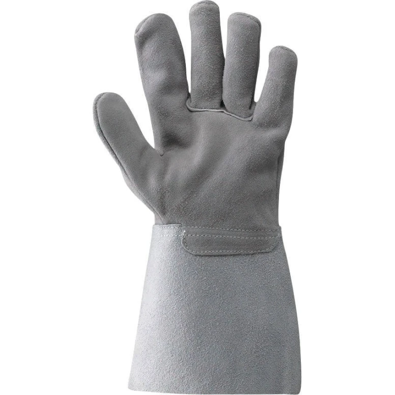 Guantes de trabajo de piel de serraje de grupa , Manguito 14 cm - ART. 41