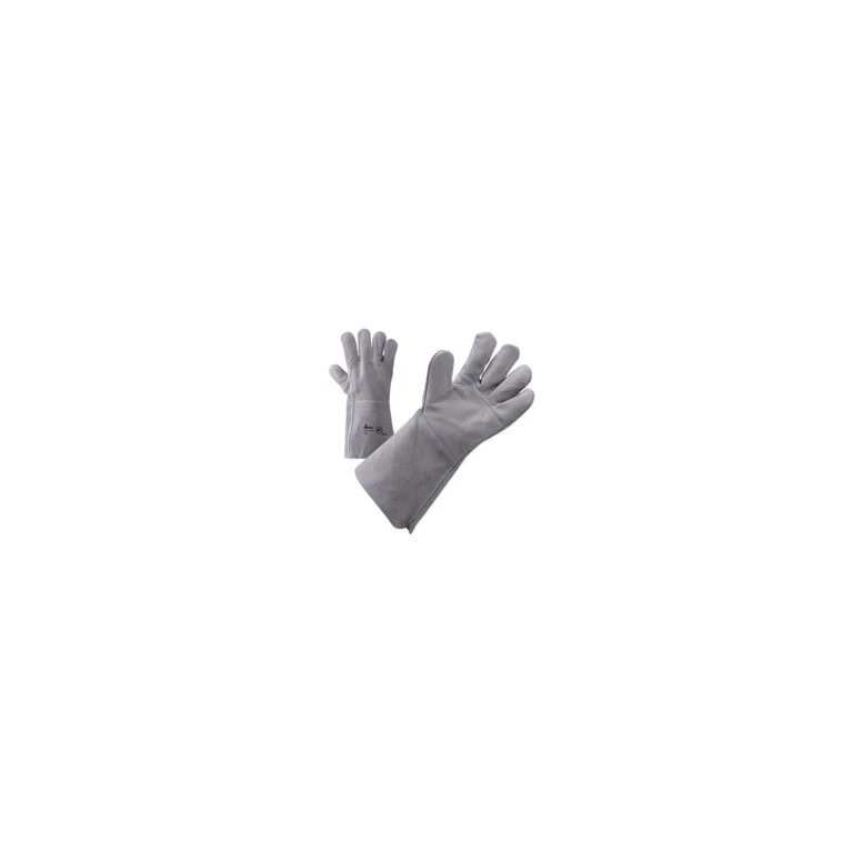 Guantes de trabajo de piel de serraje de grupa , Manguito 14 cm - ART. 41