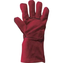Guantes de piel de serraje de grupa forma americana - Anticalor ideales para soldadores