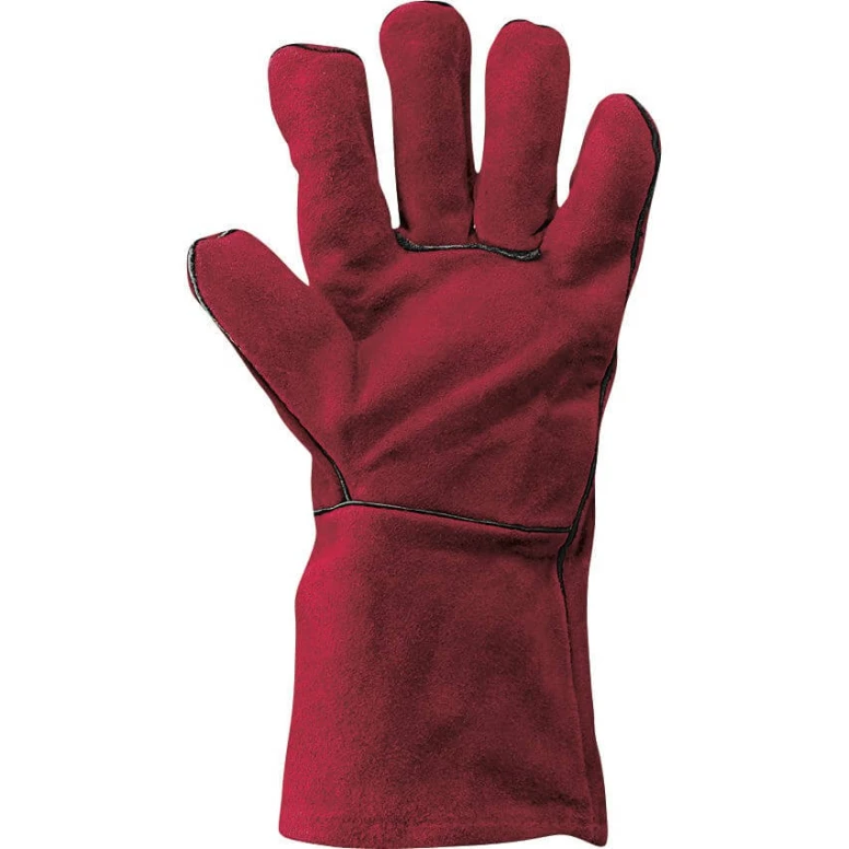 Guantes de piel de serraje de grupa forma americana - Anticalor ideales para soldadores