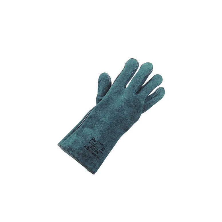 Guantes de piel de serraje de grupa con forma americana - 44 TOP