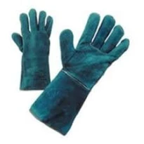 Guantes de piel de serraje de grupa con forma americana - 44 TOP
