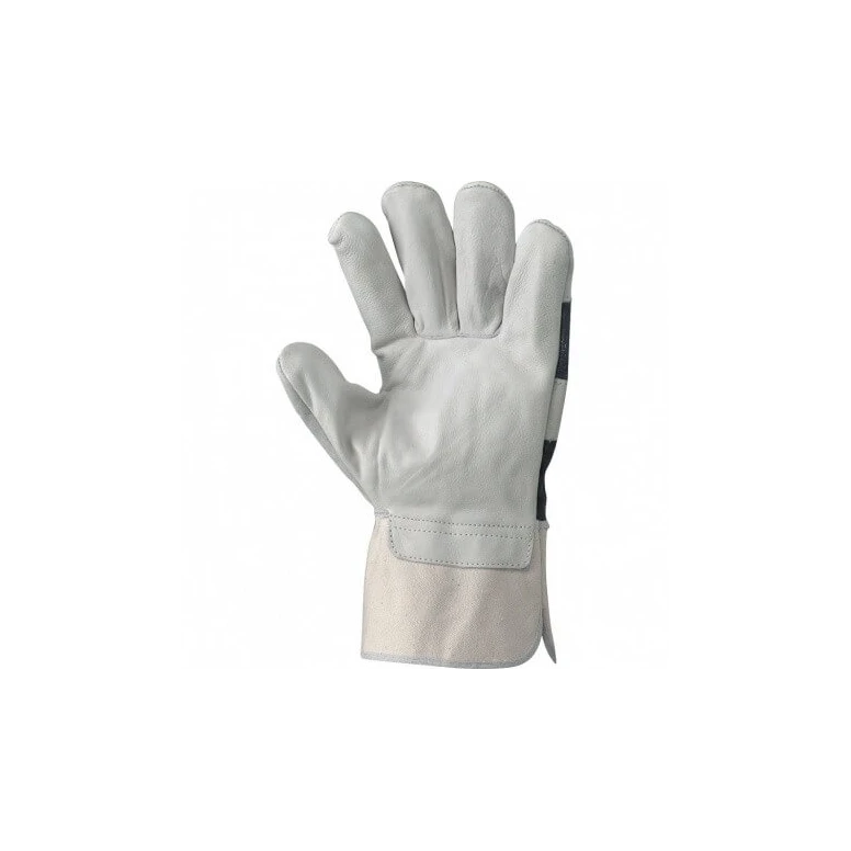 Guantes de trabajo de piel flor bovina y tela - 015/B