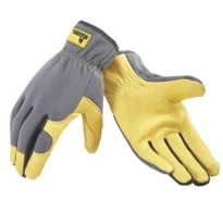 Guantes técnicos de piel de gamuza y tejido sintético - 388024