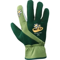 Caja de 48 pares - Guantes técnicos de serraje de piel de cerdo y tejido técnico para jardinería y bricolaje - 388010
