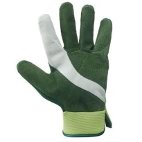 Caja de 48 pares - Guantes técnicos de serraje de piel de cerdo y tejido técnico para jardinería y bricolaje - 388010 2