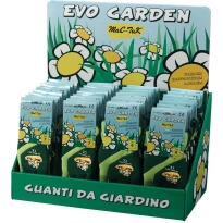 Caja de 48 pares - Guantes técnicos de serraje de piel de cerdo y tejido técnico para jardinería y bricolaje - 388010