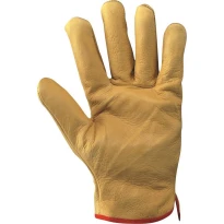 Guantes de trabajo de piel flor bovina afelpados de invierno - 218