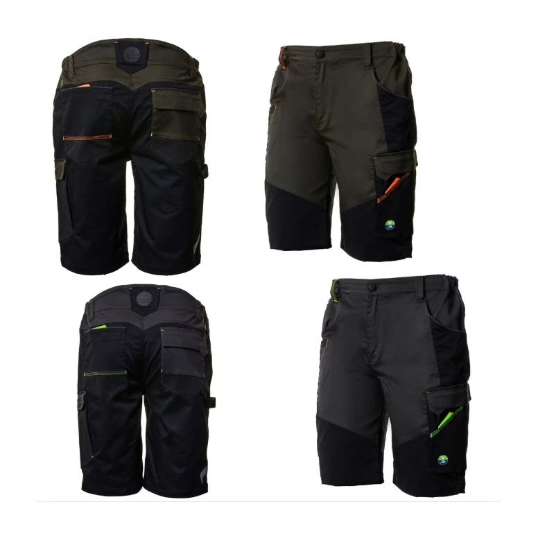 Bermudas de trabajo Neri Stretch multibolsillos bicolor Nice 437426