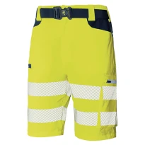 Bermuda de trabajo Alta Visibilidad Multibolsillos Stretch Issa Line Softshell HI-VI 8454B