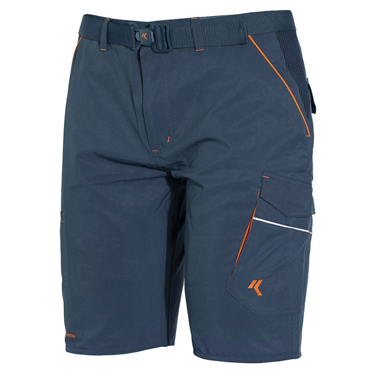 Bermuda de trabajo Multibolsillos Stretch Issa Line Softshell Boom 9036B