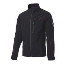 Liquidación total - Chaqueta de trabajo Ducati Workwear Multibolsillos con forro de malla INN-POLE número 52 color negro