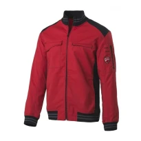 Liquidación total - Chaqueta de trabajo Ducati Workwear Multibolsillos e Manga ergonómica INN-SPRINT número 48 color rojo negro 2