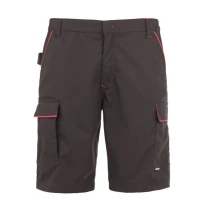 Liquidación total - Bermuda de trabajo Ducati Multibolsillos con Tejido Ripstop INN-SCREW número 64 color negro