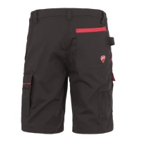 Liquidación total - Bermuda de trabajo Ducati Multibolsillos con Tejido Ripstop INN-SCREW número 64 color negro 2