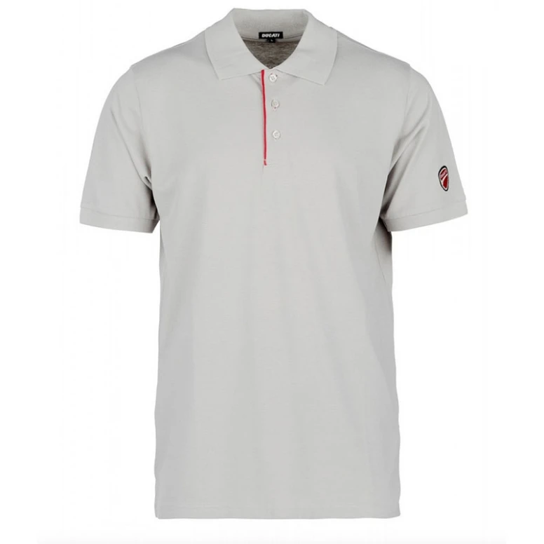 Liquidación total - Polo Ducati Workwear de Algodón e Tejido Piquet INN-CHANG Talla XL color azul rojo