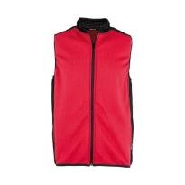 Liquidación total - Chaleco de trabajo Ducati Workwear de forro polar Elástico INN-RIDE Talla XL color rojo negro