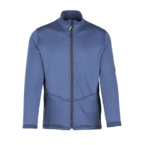 Liquidación total - Sudadera de trabajo Ducati Workwear de forro polar con cremallera completa INN-GRID 2 Talla S color negro