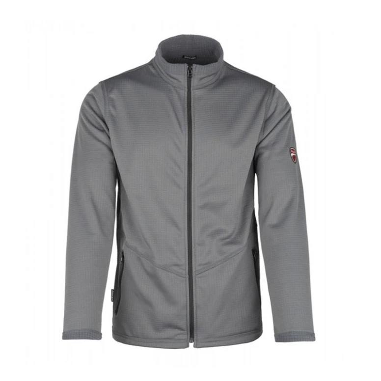 Liquidación total - Sudadera de trabajo Ducati Workwear de forro polar con cremallera completa INN-GRID 2 Talla S color negro