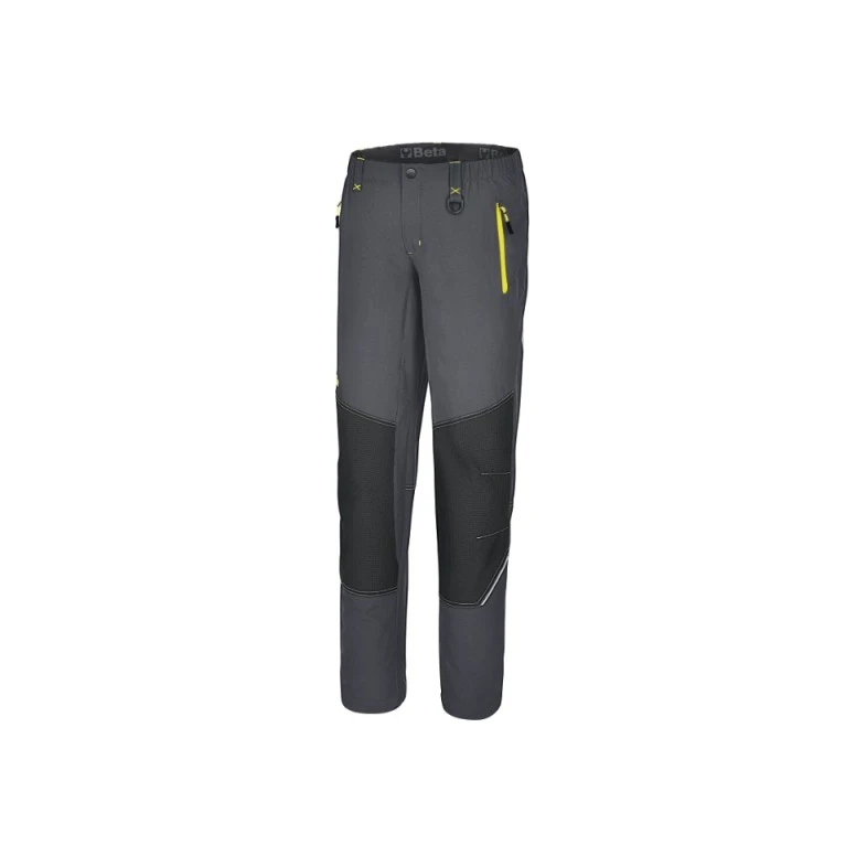 Liquidación total - Pantalón de trabajo Stretch Multibolsillos Beta Work Trekking Light 7610 Color Gris Talla 3XL