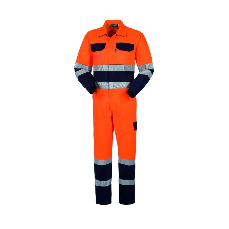 Liquidación total - Mono de trabajo Alta visibilidad Multibolsillos Rossini Hi-Vis A40130 Color Naranja Talla 3XL