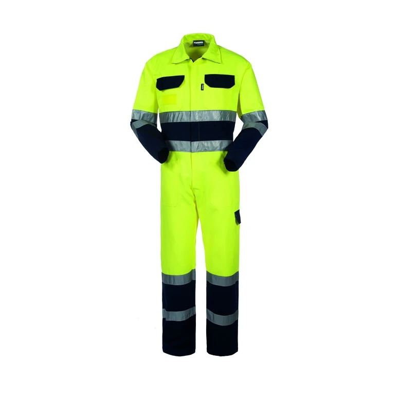 Liquidación total - Mono de trabajo Alta visibilidad Multibolsillos Rossini Hi-Vis A40130 Color Naranja Talla 3XL