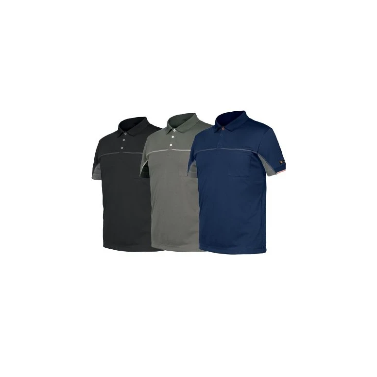 Liquidación total - Polo Extreme stretch Issa Line - 8825B Talla S color azul