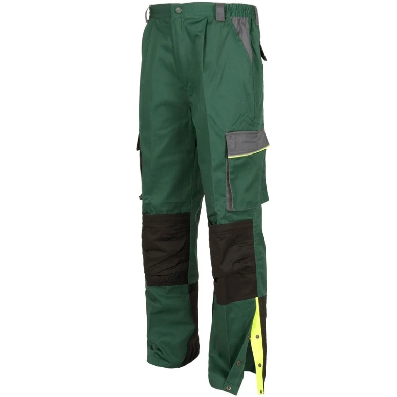 Liquidación total - Pantalón WORK TEAM Multibolsillos WF5852 Color Verde s./Gris s./Negro Número 50