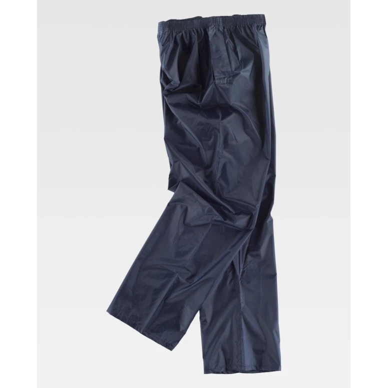 Liquidación total - Pantalón de trabajo Impermeable S2014 - Workteam Color Azul Marino Talla 2XL
