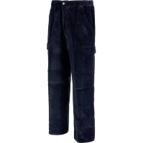 Liquidación total - Pantalón de trabajo multibolsillos de terciopelo 100% algodón resistentes Color Verde Caqui Número 48